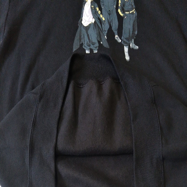 海外公式　東京リベンジャーズ　パーカー　Lサイズ　黒　アニメパーカー　袖プリ * 4