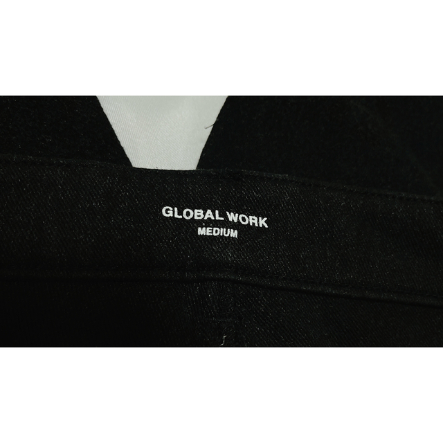 GLOBAL WORK(グローバルワーク)のGROBAL WORK メンズパンツM ミックスブラック  メンズのパンツ(デニム/ジーンズ)の商品写真