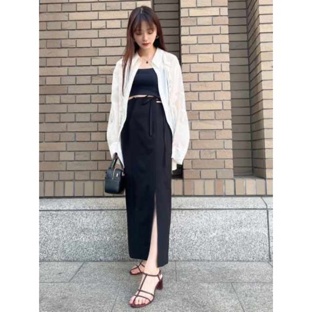 SNIDEL (スナイデル) ストリングタイトスカート 50%OFF 6105円引き www