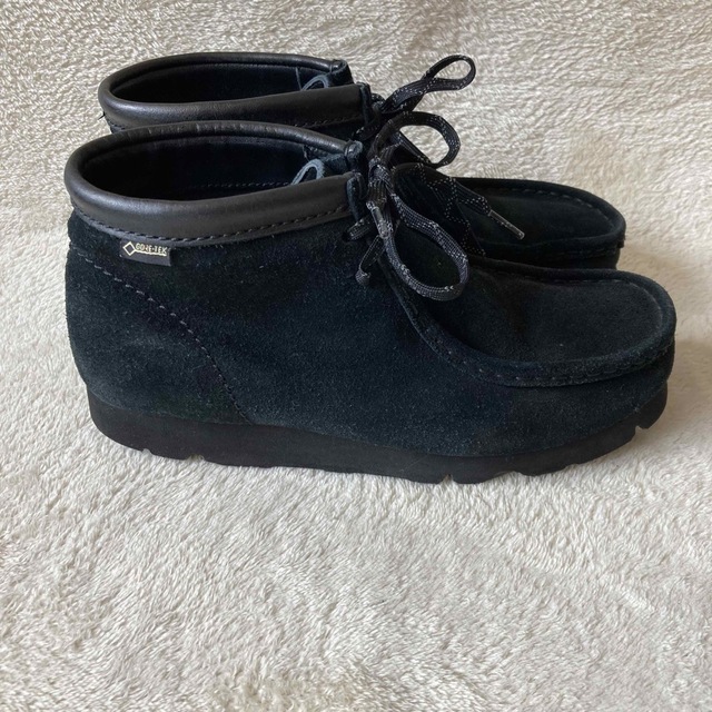 ☆クラークス☆ワラビーブーツ☆ゴアテックス☆vibramソール☆黒