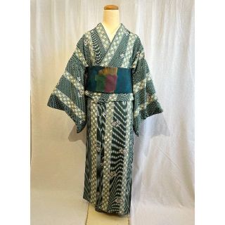 2300 高身長 大正ロマン 小紋 袷単品(着物)