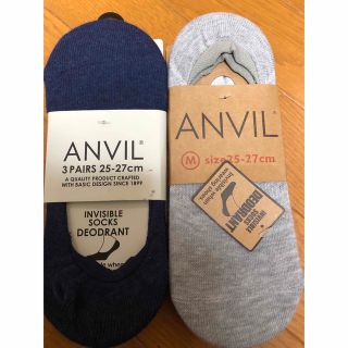 アンビル(Anvil)のアンビル　ソックス　フットカバー　ANVIL 靴下　3足組 (ソックス)