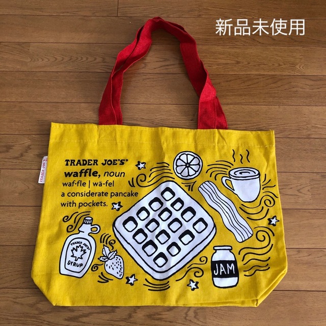 ＊新品未使用＊Trader Joe’s  エコバッグ　イエロー レディースのバッグ(エコバッグ)の商品写真