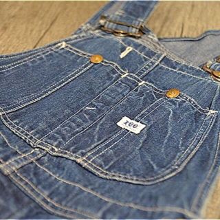 リー(Lee)の7aa VINTAGE Lee JELT DENIM ジェルト デニムオーバーオ(サロペット/オーバーオール)