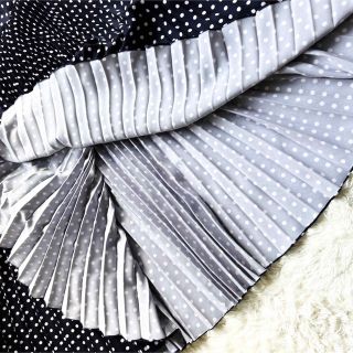 極美品 PRADA プラダ ドット プリーツ ワンピース ドレス | tspea.org