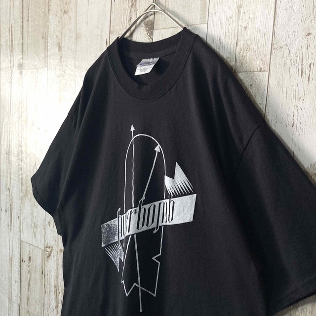 【PORT and COMPANY】プリント Tシャツ L 黒 ブラック メンズのトップス(Tシャツ/カットソー(半袖/袖なし))の商品写真
