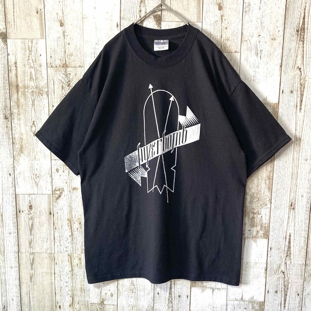 【PORT and COMPANY】プリント Tシャツ L 黒 ブラック メンズのトップス(Tシャツ/カットソー(半袖/袖なし))の商品写真