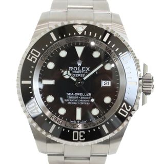 ロレックス(ROLEX)のROLEX　ロレックス　シードゥエラー　ディープシー　126660　自動巻き　ランダム　2022年　デイト　SS　ブラック　メンズ　腕時計【中古】松前R56号店(腕時計(アナログ))