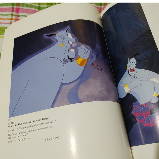 Disney(ディズニー)のアラジン ディズニー サザビーズ オークションカタログ エンタメ/ホビーの本(洋書)の商品写真