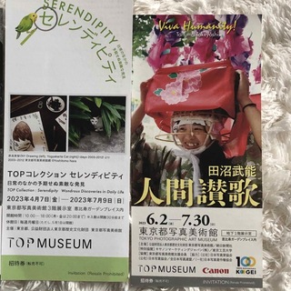 TOP東京都写真美術館　無料チケット　2枚セット(写真)