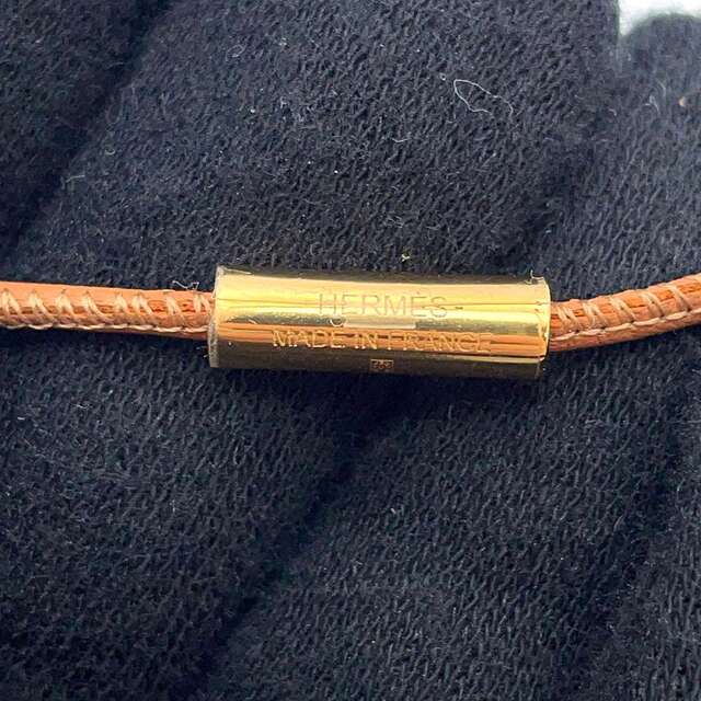 HERMES - エルメス ネックレス ループ アナーテ ゴールド/ナタ HERMES - エルメス ネックレス ループ アナーテ ゴールド/ナタ