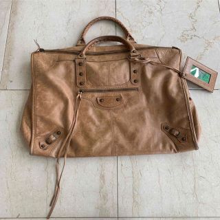 バレンシアガバッグ(BALENCIAGA BAG)のBALENCIAGA  特大エディターズ レザーバック　大容量　旅行バック(ボストンバッグ)