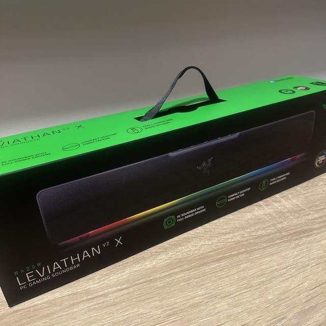単品販売Razer ゲーミングサウンドバー LEVIATHAN V2 X