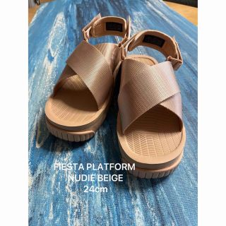 シャカ(SHAKA)の最終【SHAKA】FIESTA PLATFORM・NUDIE BEIGE24cm(サンダル)