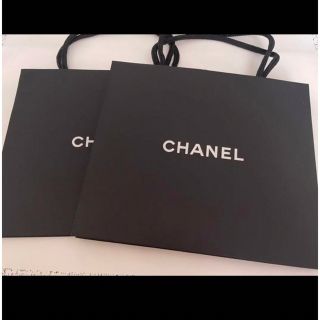 シャネル(CHANEL)のCHANEL シャネル　ショッパー　紙袋　ショップ袋　バッグ　新品　ブラック　黒(ショップ袋)