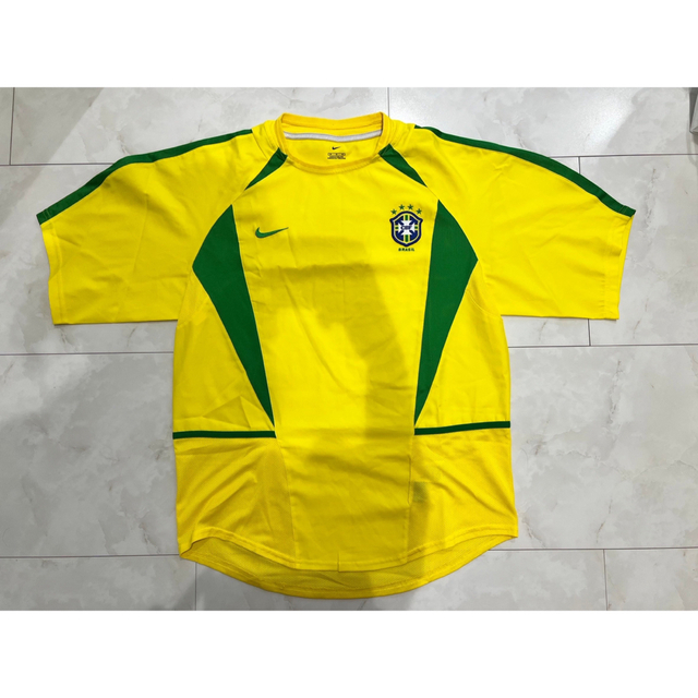 NIKE - 2002年日韓W杯 ブラジル代表ユニフォームの通販 by やま NIKE - 2002年日韓W杯 ブラジル代表ユニフォームの通販 by やま