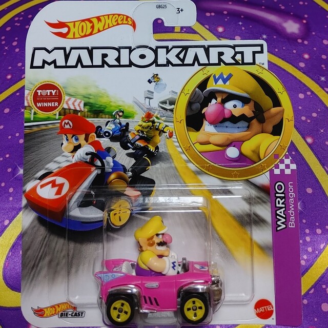 ホットウィール マリオカート ワリオ(バッドワゴン)の通販 by