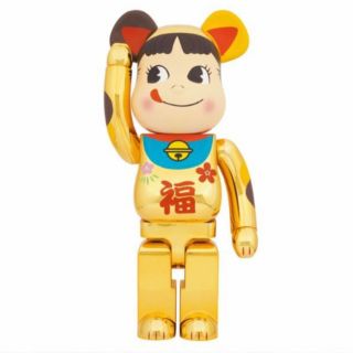 フジヤ(不二家)のBE@RBRICK 招き猫 ペコちゃん 福 金メッキ 1000% 新品(その他)