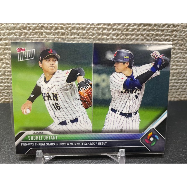 Topps now 大谷翔平 開幕戦WBC 初登板 エンタメ/ホビーのタレントグッズ(スポーツ選手)の商品写真