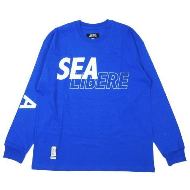 WIND AND SEA×LIBERE LS TEE ROYAL BLUE L 特選タイムセール 7688円 ...