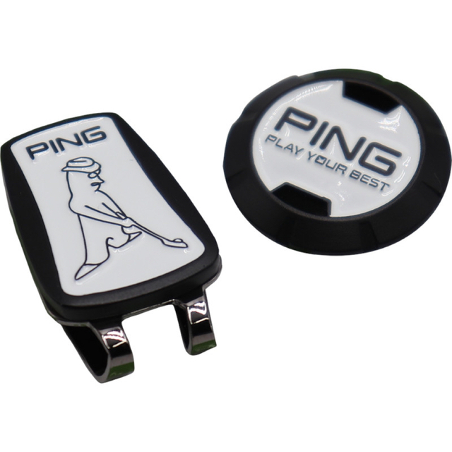 PING(ピン)のピン クリップマーカー  AC-U2301 ホワイト ゴルフグッズ 新品未使用 スポーツ/アウトドアのゴルフ(その他)の商品写真