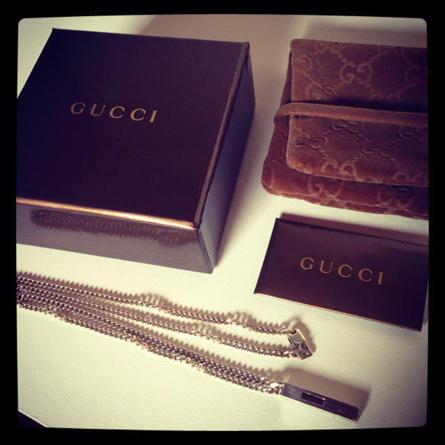 GUCCI - GUCCI スモールGモチーフネックレスの通販 by なちこ's