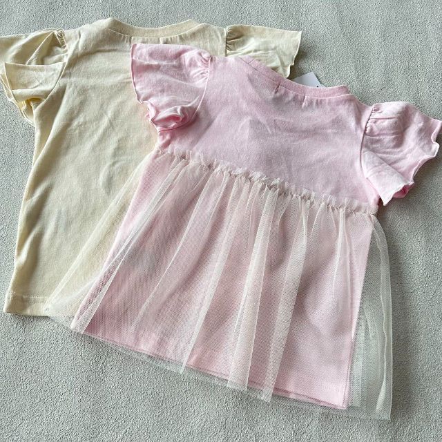 サンリオ　マイメロディー　クロミ　Tシャツ　半袖　100cm 新品　2枚セット キッズ/ベビー/マタニティのキッズ服女の子用(90cm~)(Tシャツ/カットソー)の商品写真