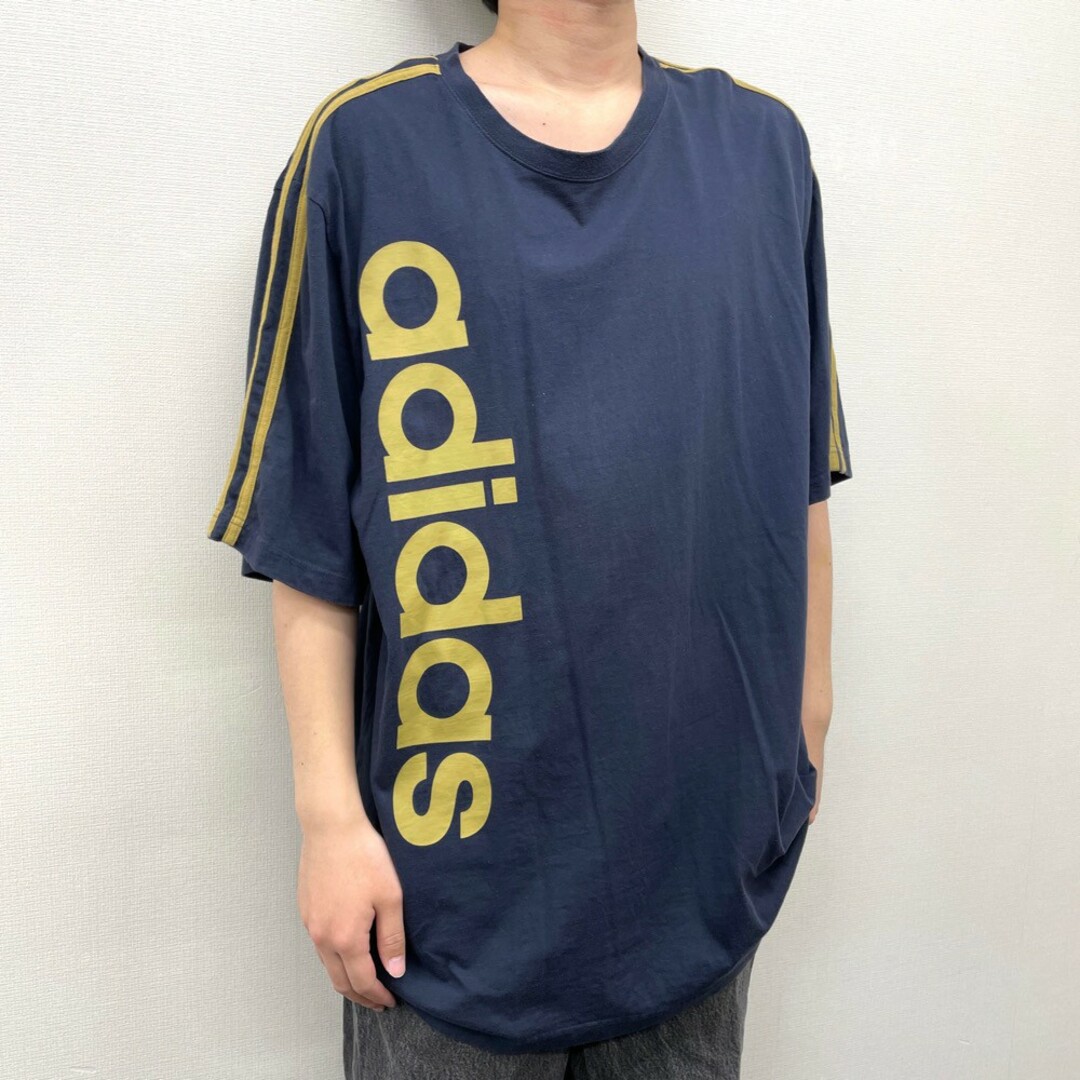 【アディダス スウェット】 00s トレフォイル 2XL ネイビー