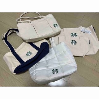 スターバックスコーヒー(Starbucks Coffee)のスターバックス　トートバッグ　セット売り　おまけ付き(トートバッグ)