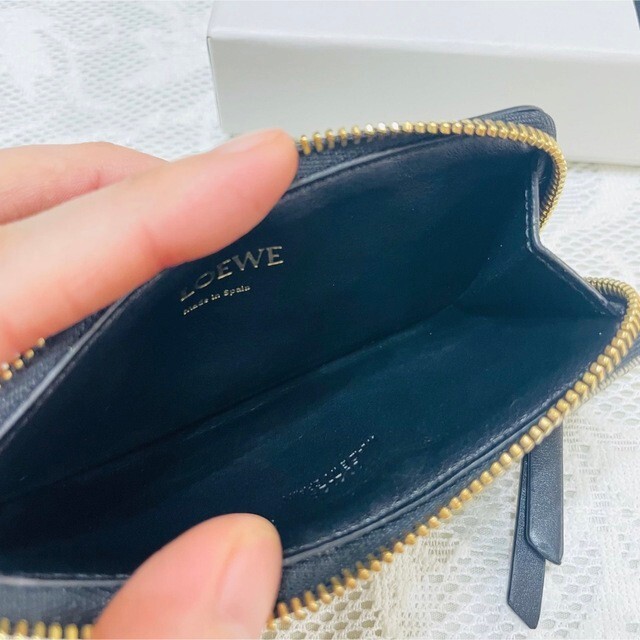 枚数限定 【美品】コインカードホルダー (ジャガード&カーフ