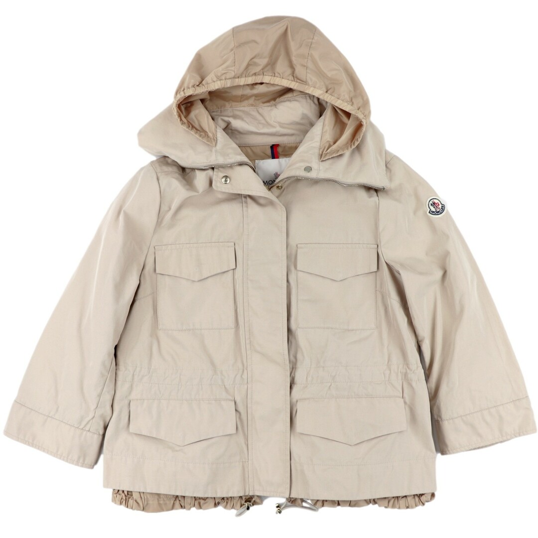 美品 モンクレール パケレッテ ジャケット レディース ベージュ フード ジップアップ PAQUERETTE MONCLER