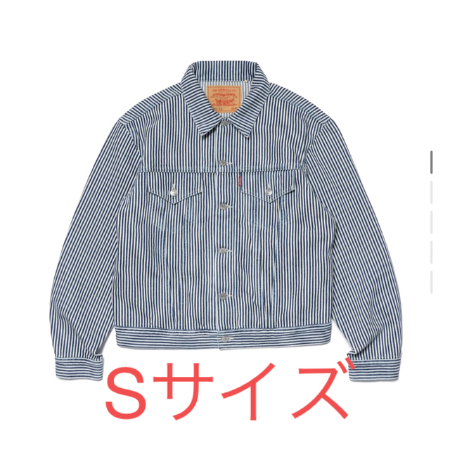 LEVI'S/NIGO 557XX ヒッコリーストライプトラッカージャケット/S