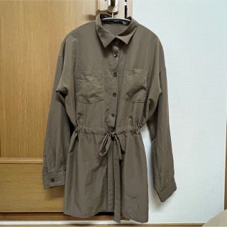 ダブルクローゼット(w closet)のスパンブロードウエストドロストシャツ(シャツ/ブラウス(長袖/七分))