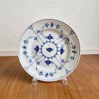 ロイヤルコペンハーゲン(ROYAL COPENHAGEN)のロイヤルコペンハーゲン ブルーフルーテッド プレイン プレート 21cm(食器)