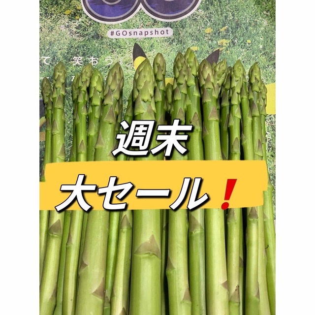 旬のグリーンアスパラガス500g 食品/飲料/酒の食品(野菜)の商品写真