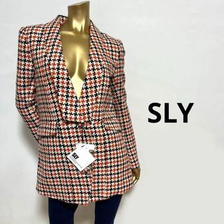 スライ(SLY)の【2388】SLY 千鳥柄 ツイード ジャケット(その他)