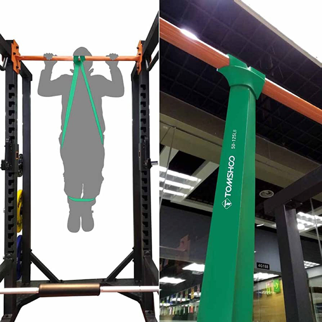 TOMSHOO 筋トレグッズエクササイズバンド8点セット フィットネス 筋トレ