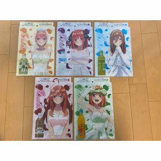 【五等分の花嫁】クリアファイル 5枚セット(クリアファイル)