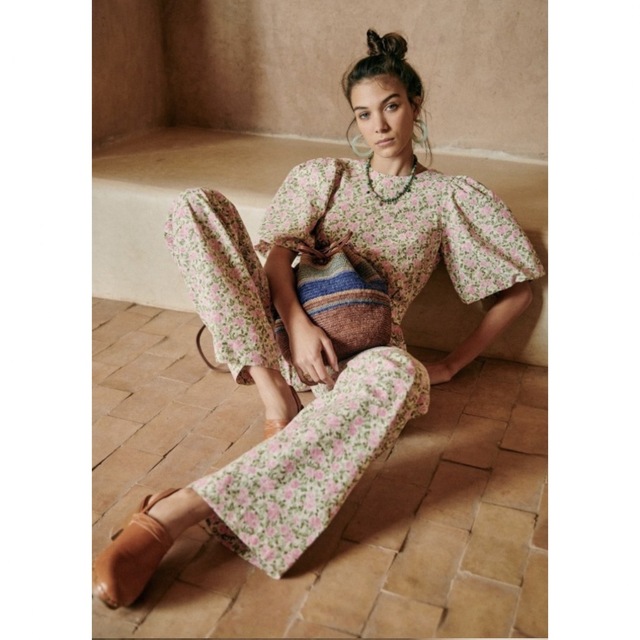 sezane 花柄 ジャンプスーツ オールインワン レディース sezane 花柄 ジャンプスーツ オールインワン レディース