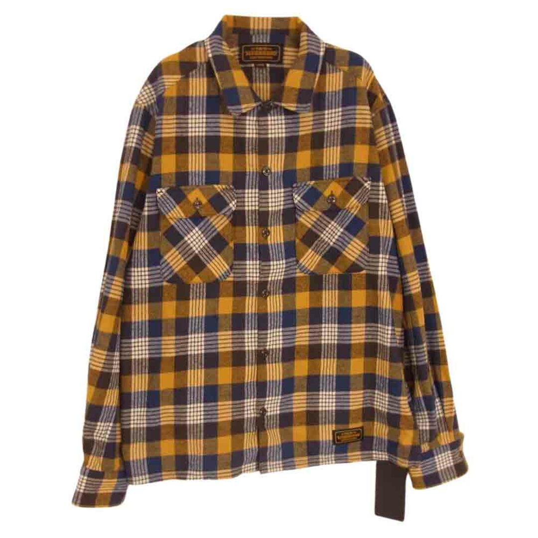 NEIGHBORHOOD ネイバーフッド 長袖シャツ 17AW 172ARNH-SHAM01 LOGGER C-SHIRT LS タータンチェック フランネル 長袖 シャツ イエロー系 ブルー系 ブラウン系・オフホワイト系 L