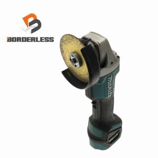 ☆比較的綺麗です☆makita マキタ 18V 100mm 充電式ディスクグラインダ GA412D 本体のみ 青/ブルー 研磨機 研削 切削 コードレス 76179