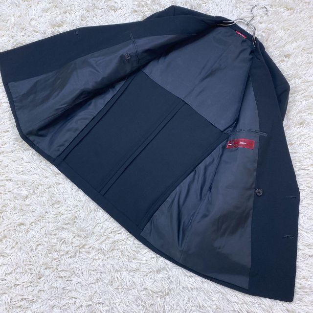 【美品】ダーバン セットアップ ダブル スーツ XL ブラック フォーマル 4