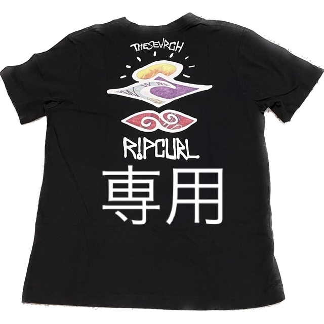 Rip Curl(リップカール)の【RIPCURL】リップカール Tシャツ 黒 160 S 美品 キッズ/ベビー/マタニティのキッズ服女の子用(90cm~)(Tシャツ/カットソー)の商品写真