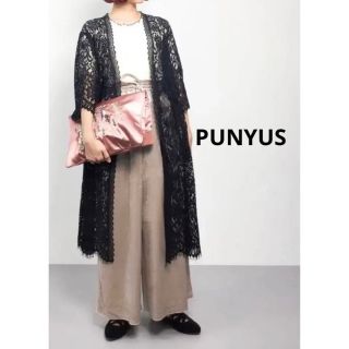 プニュズ(PUNYUS)のPUNYUS プニュズ　レースロングガウン　カーディガン　渡辺直美　大きいサイズ(カーディガン)