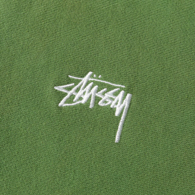 STUSSY - STUSSY ステューシー スウェット ストックロゴ ハーフジップ ...