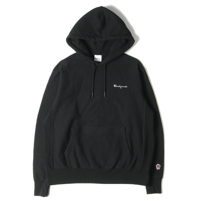 READYMADE レディメイド パーカー チャンピオン パロディーロゴ リバースウィーブ ヘビー スウェットパーカー HOODIE 20AW ブラック 黒 S トップス フーディー 【メンズ】