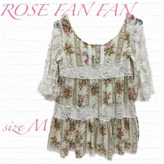 ローズファンファン(ROSE FANFAN)のROSE FAN FAN　ローズファンファン チュニック 花柄(チュニック)