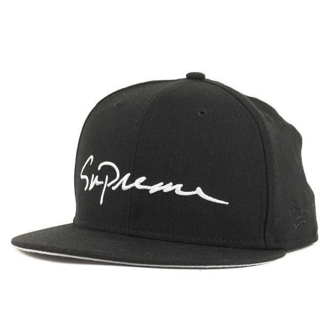 黒7-1/2 18aw supreme newera cap - キャップ