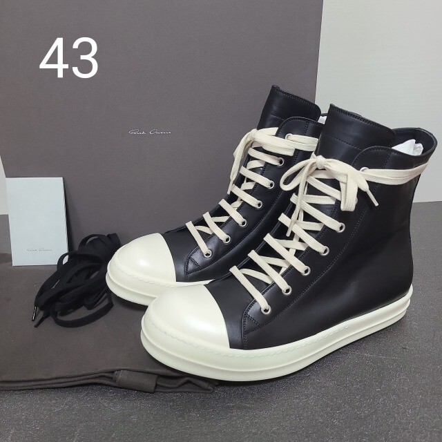 Rick Owens - 【新品】Rick Owens スニーカー ラモーンズ RAMONES 43の