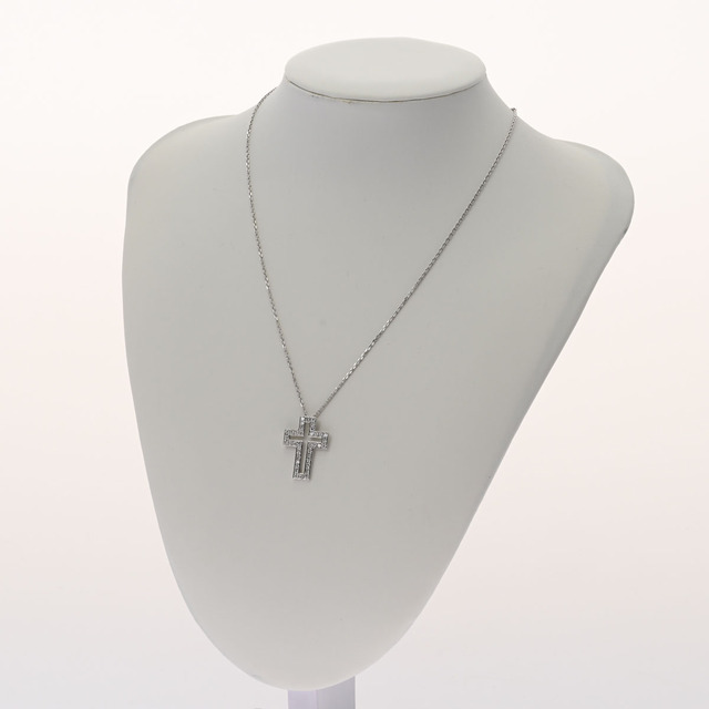 中古 ブシュロン Boucheron レディース ネックレス K18ホワイト